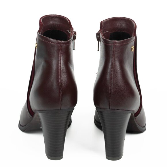Giani Bernini Bellee Oxblood Water-Resistant Booties 7.5 - Picture 3 of 14